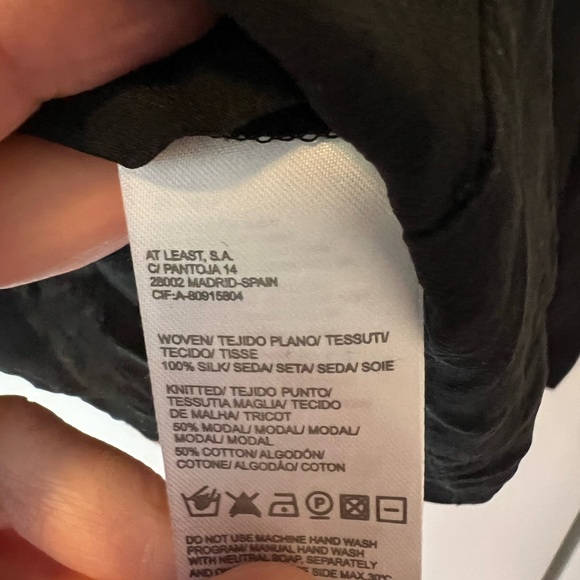 Women's Embellished Floral Print Top - Black and Brown - Picture 6 of 6